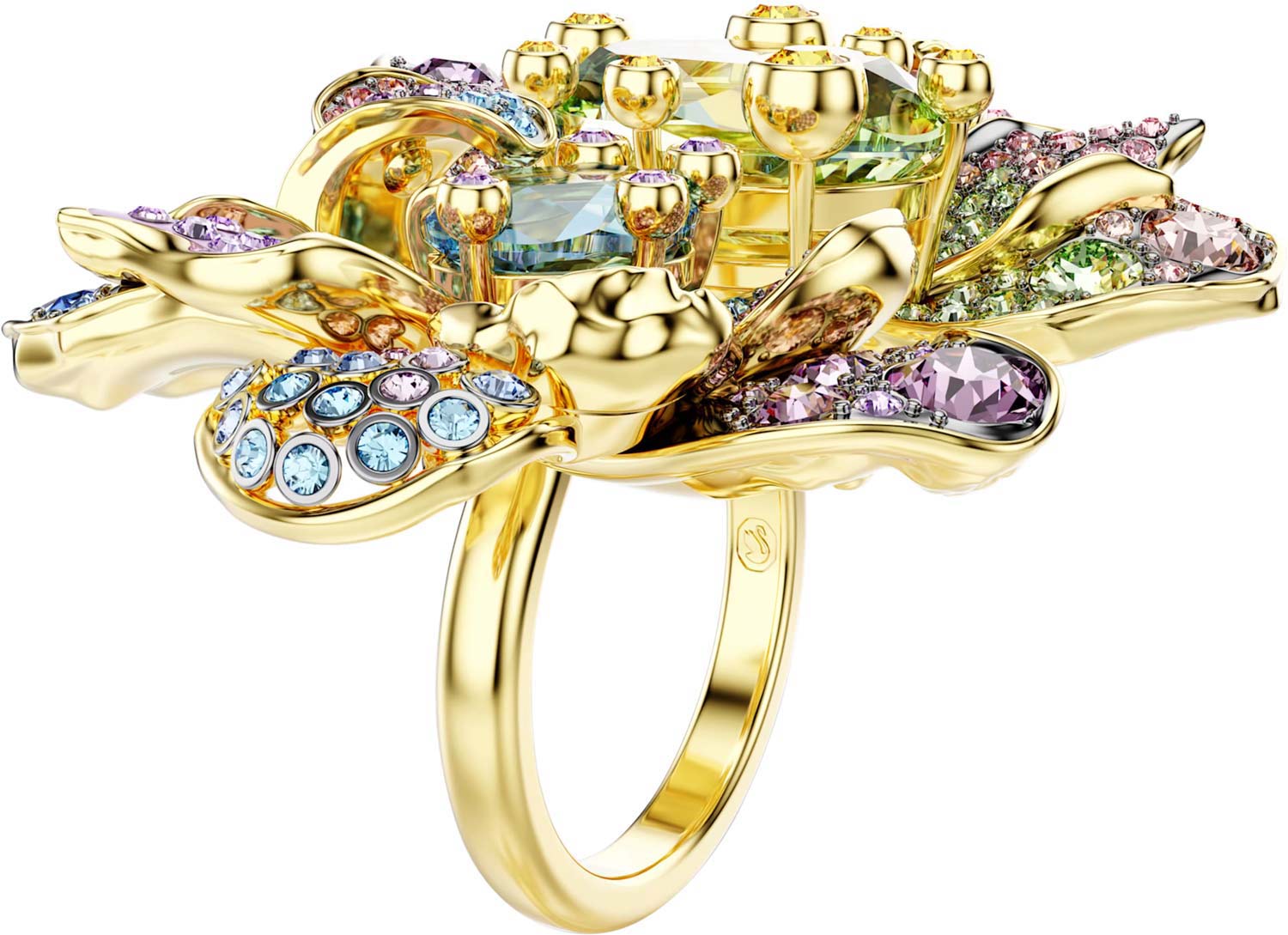 Открытое коктейльное кольцо Swarovski Idyllia 5713612