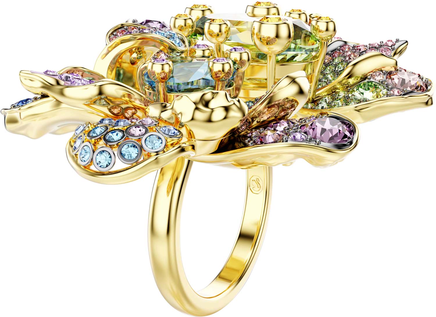 Открытое коктейльное кольцо Swarovski Idyllia 5721594