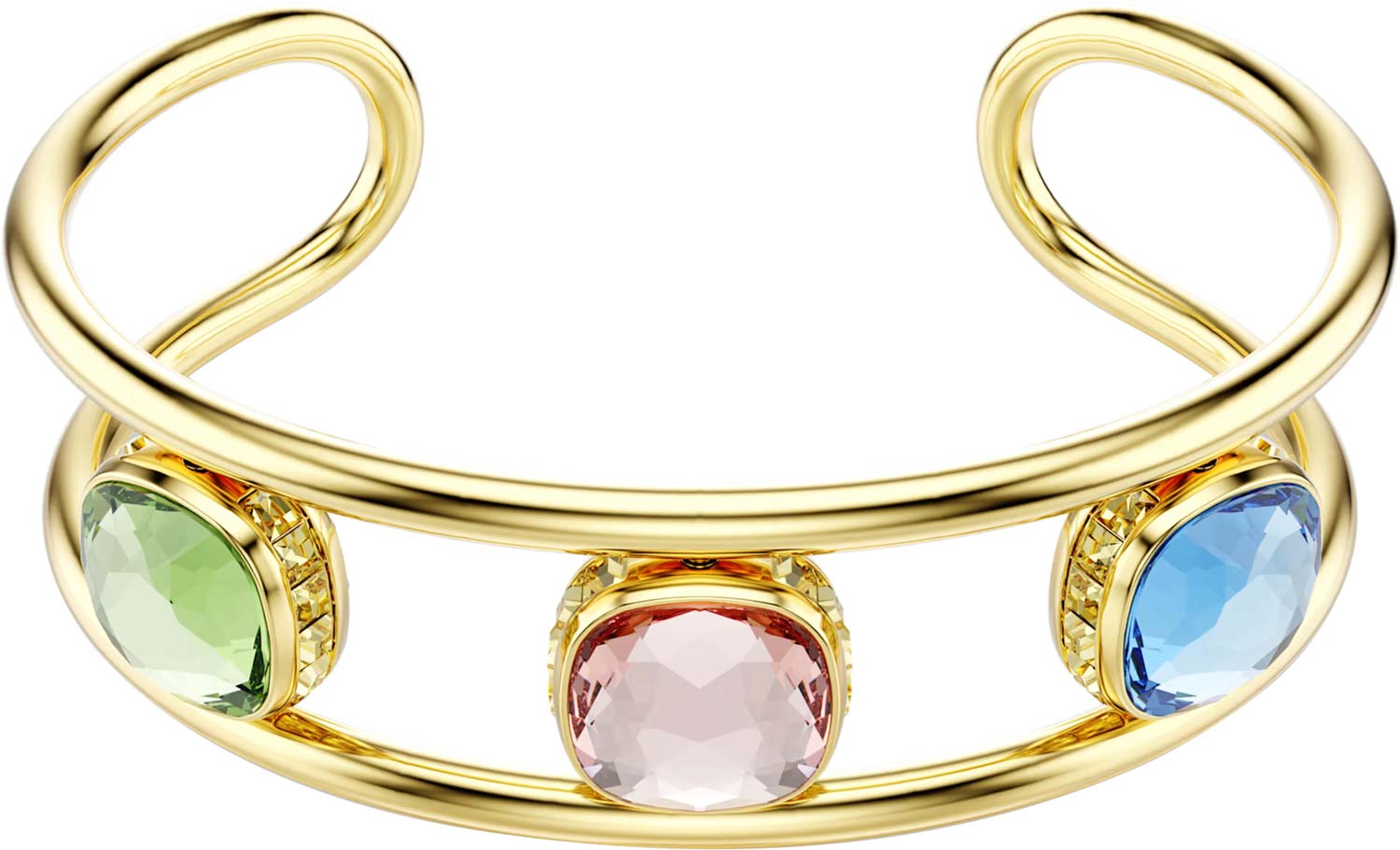 Жесткий открытый браслет Swarovski Chroma 5721649