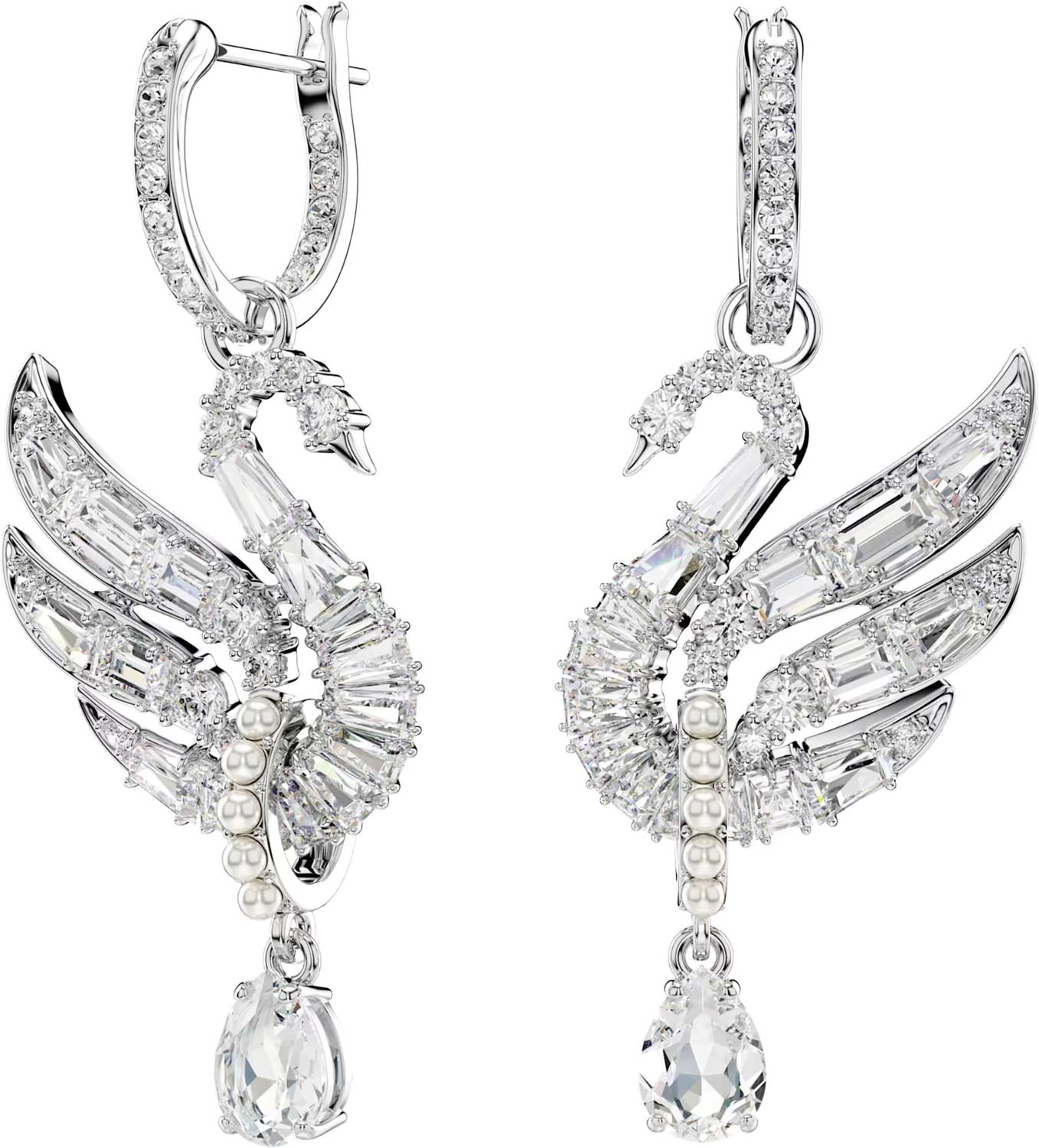 Серьги с подвесками Swarovski Swan 5723388