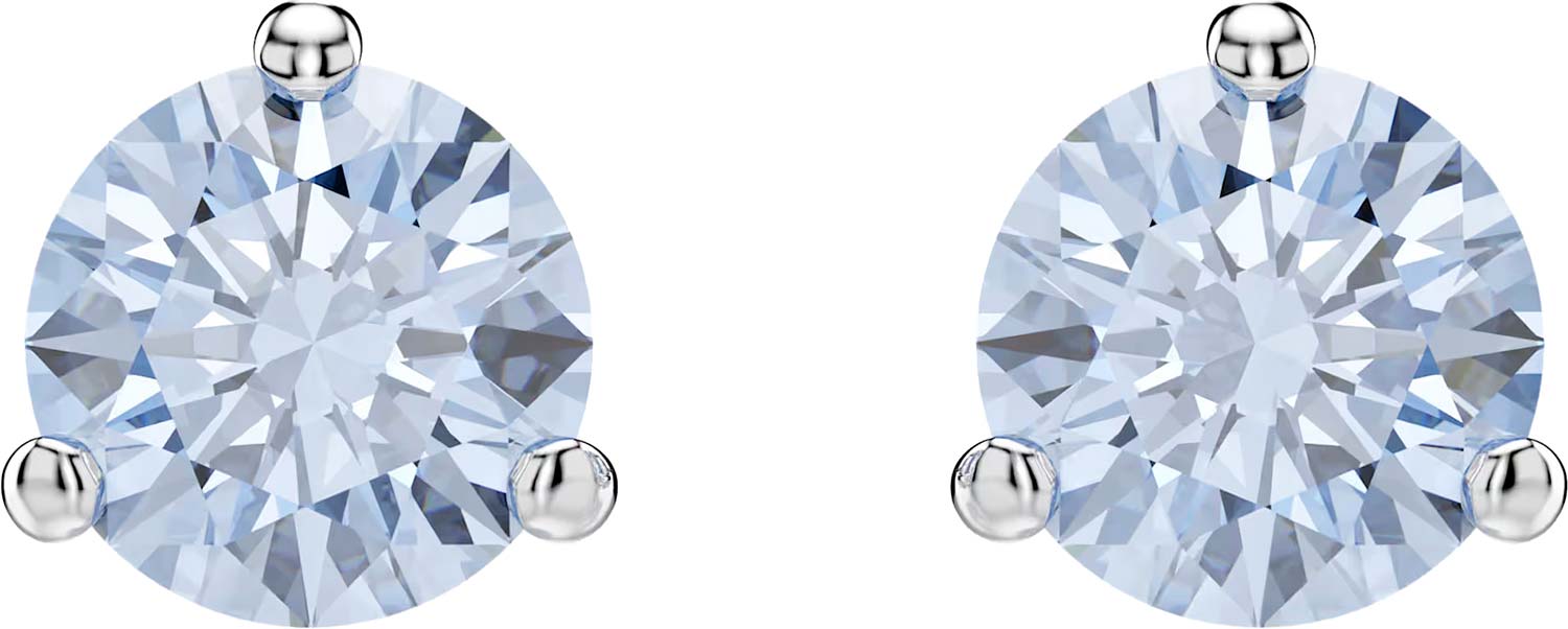 Серьги пусеты-гвоздики Swarovski Solitaire 5725002
