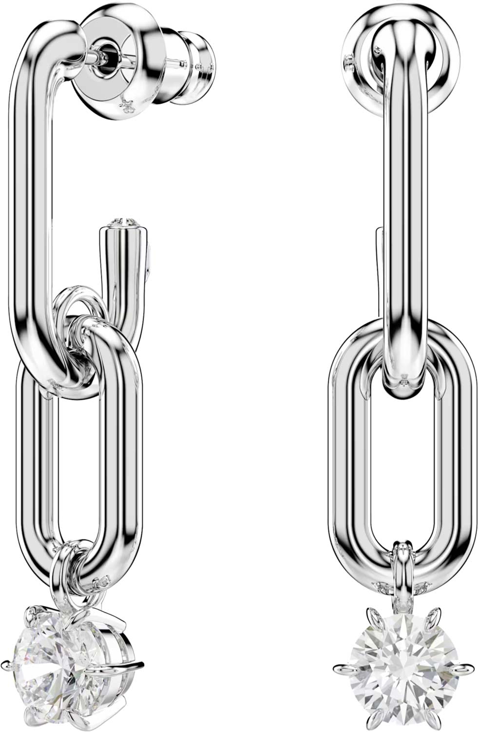 Серьги полукольца с подвесками Swarovski Constella 5728584