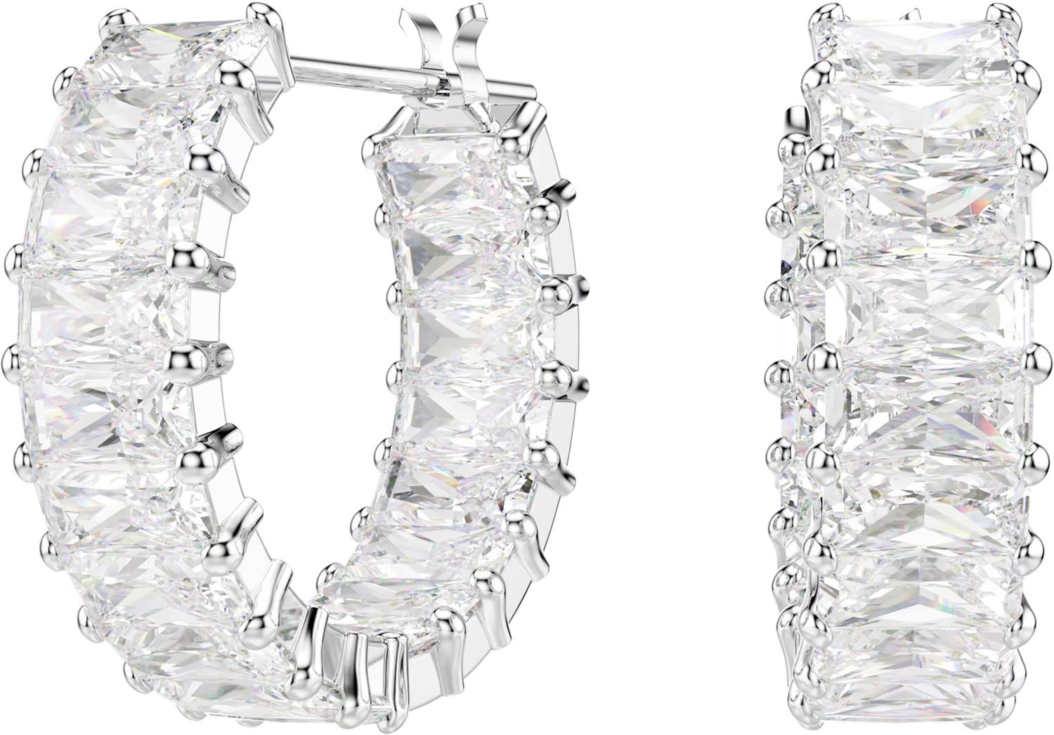 Серьги кольца Swarovski Matrix 5733397