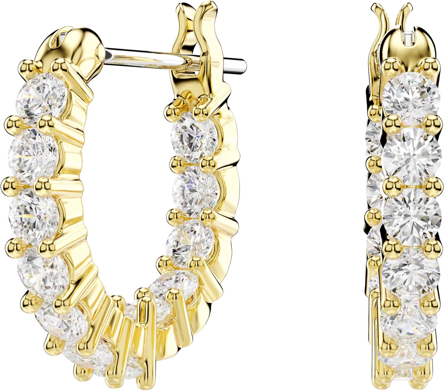 Серьги кольца Swarovski Matrix 5733398