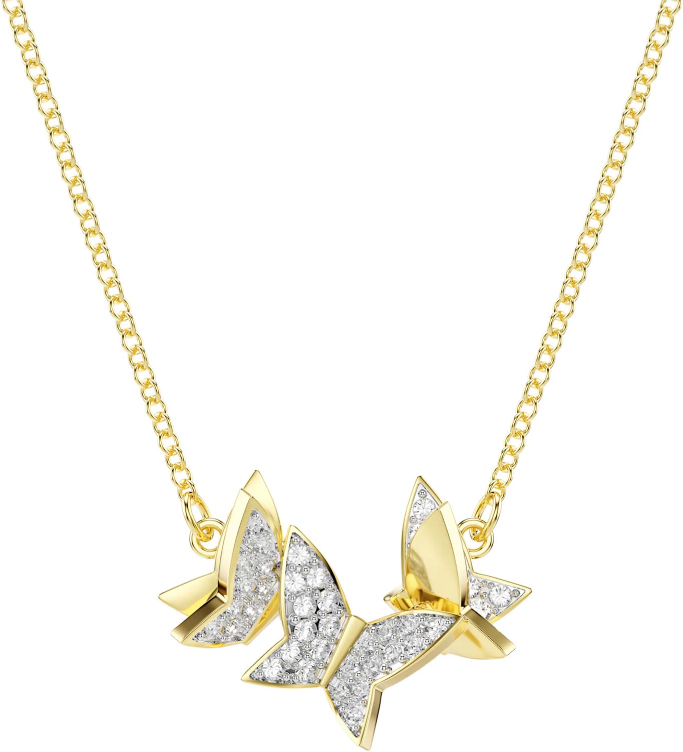 Подвеска на цепочке ''Бабочки'' Swarovski Lilia 5736068