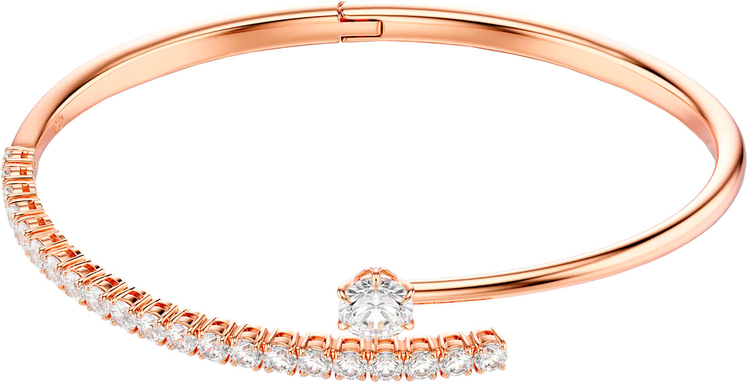 Жесткий открытый браслет Swarovski Matrix 5763821 (S)