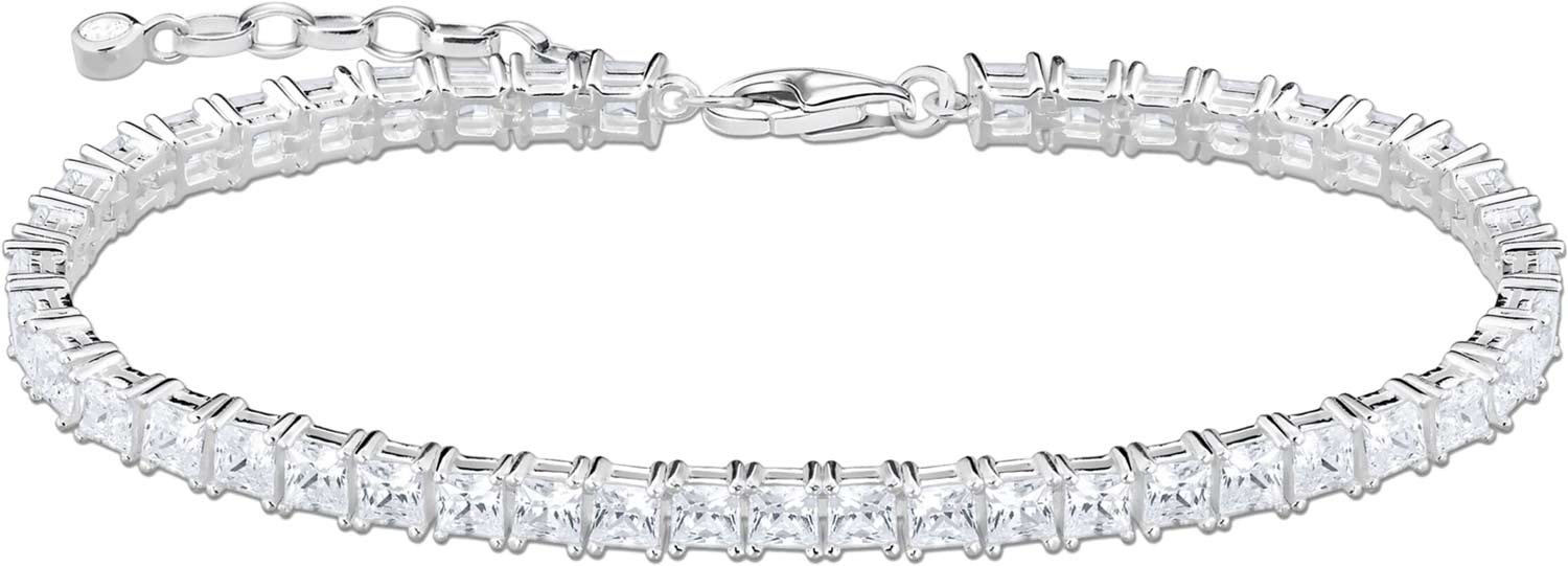 Серебряный теннисный браслет Thomas Sabo A2029-051-14 с фианитами