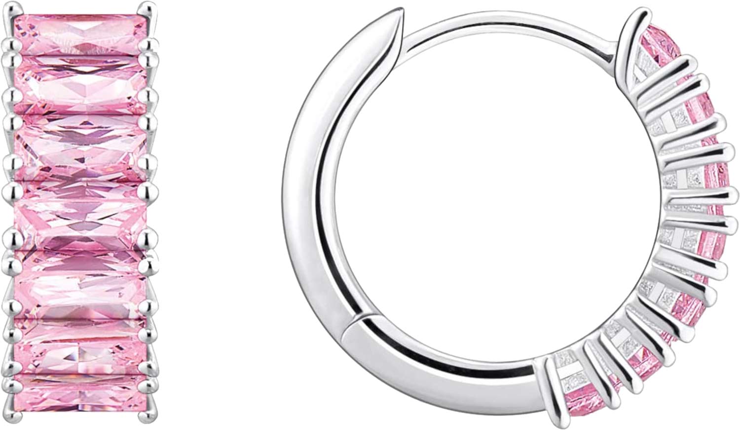 Серебряные серьги кольца конго Thomas Sabo CR667-051-9 с фианитами