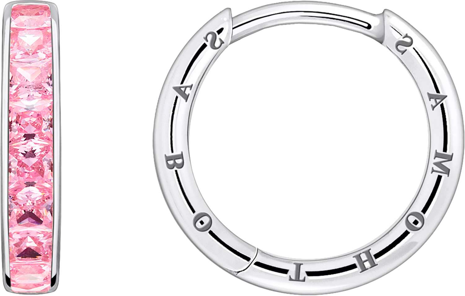 Серебряные серьги кольца конго Thomas Sabo CR668-051-9 с фианитами
