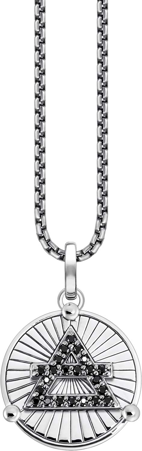 Серебряная подвеска на цепочке ''Стихии природы'' Thomas Sabo KE2149-643-11 с фианитами