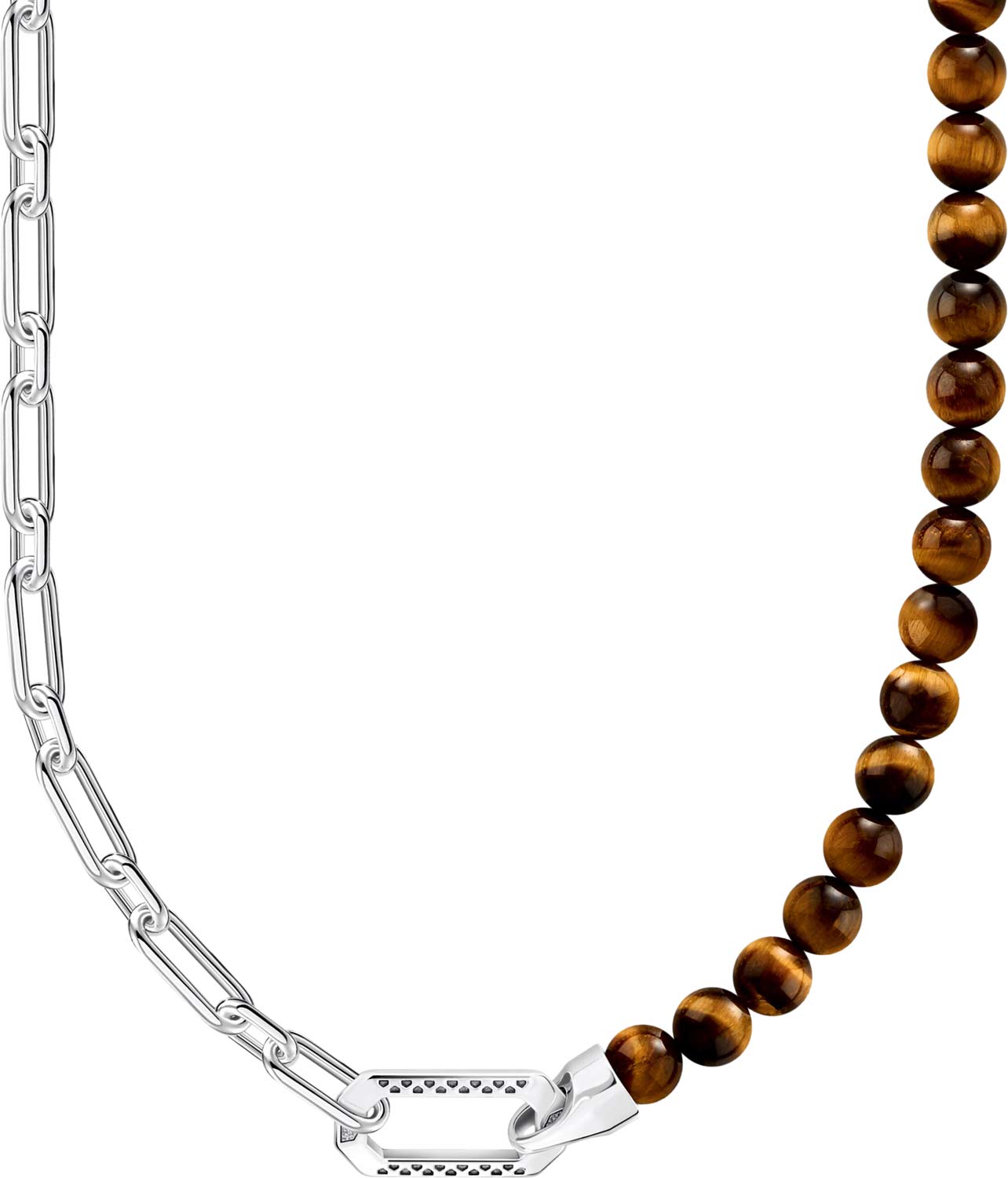Мужские бусы Thomas Sabo KE2179-826-2 с тигровым глазом