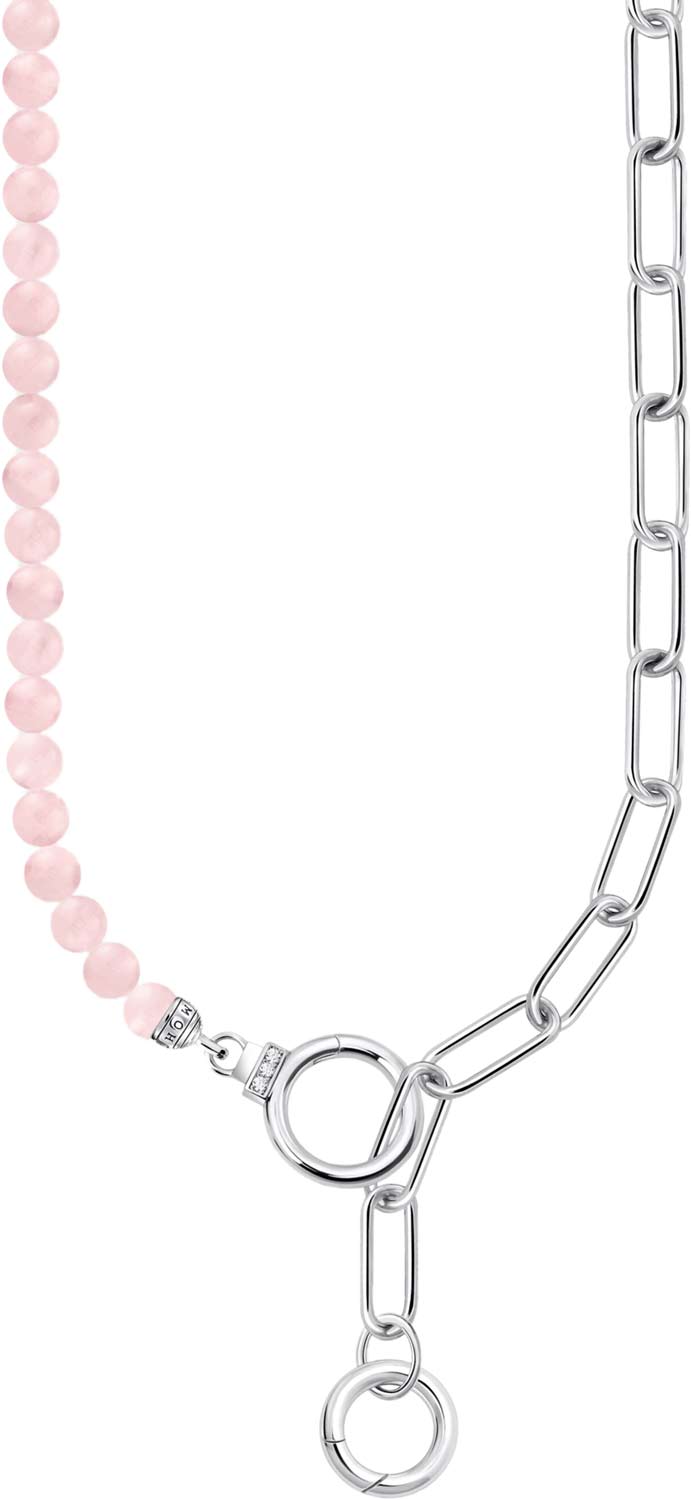Серебряное колье цепь Thomas Sabo KE2193-035-9 с кварцем, фианитами