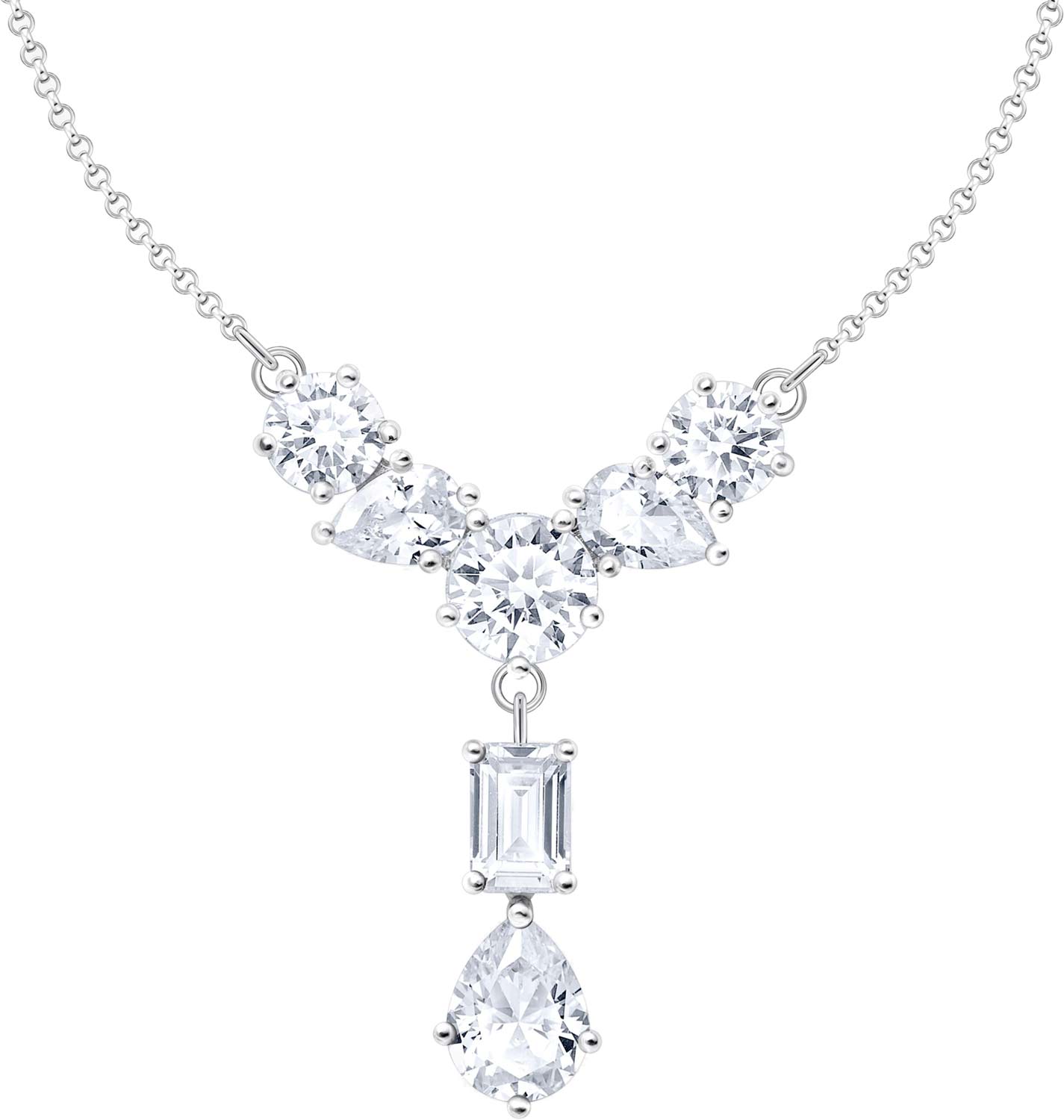 Серебряная подвеска на цепочке Thomas Sabo KE2195-051-14 с фианитами