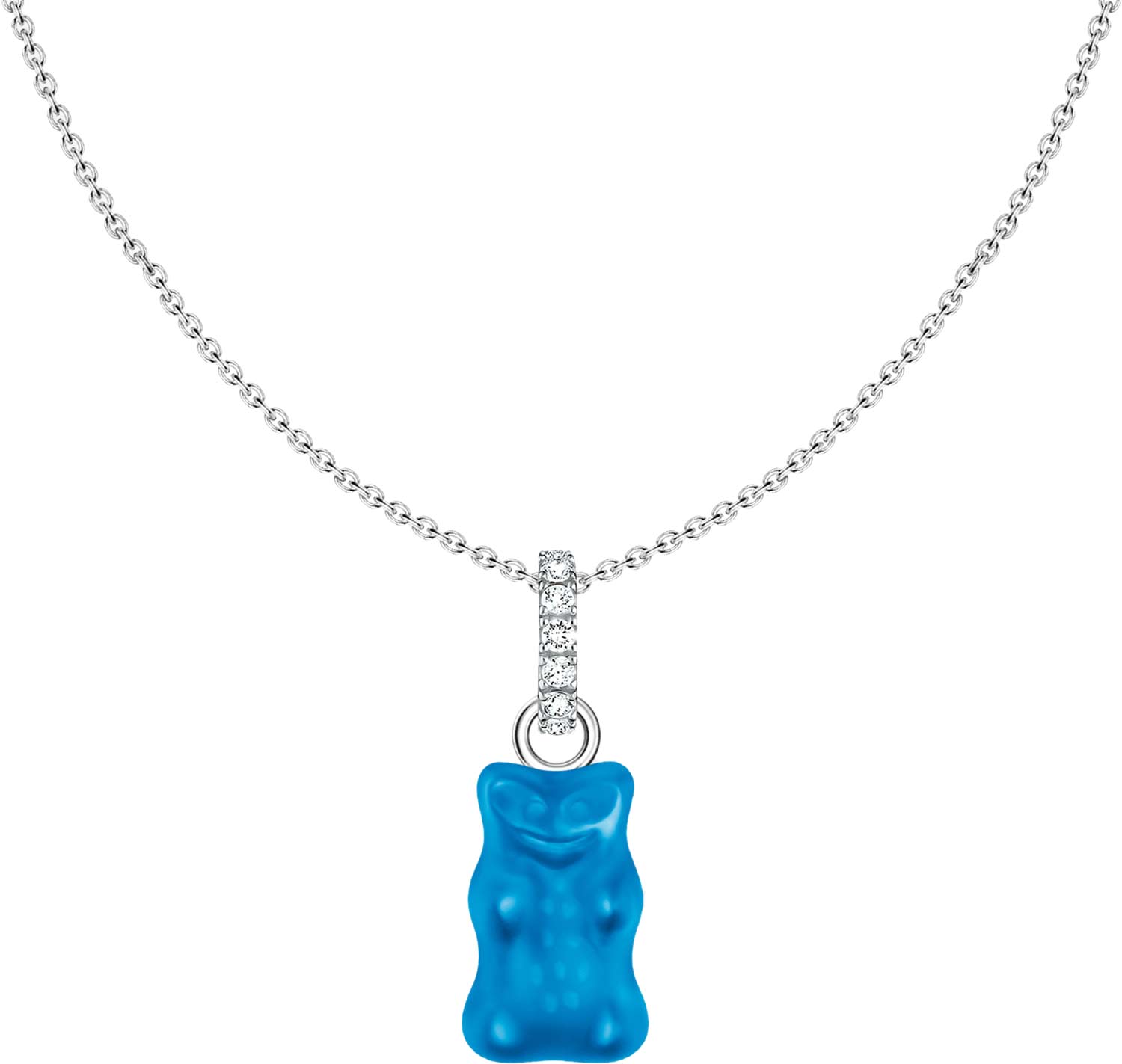 Серебряная подвеска на цепочке ''Haribo'' Thomas Sabo KE2209-052-1 с хрустальным стеклом, фианитами