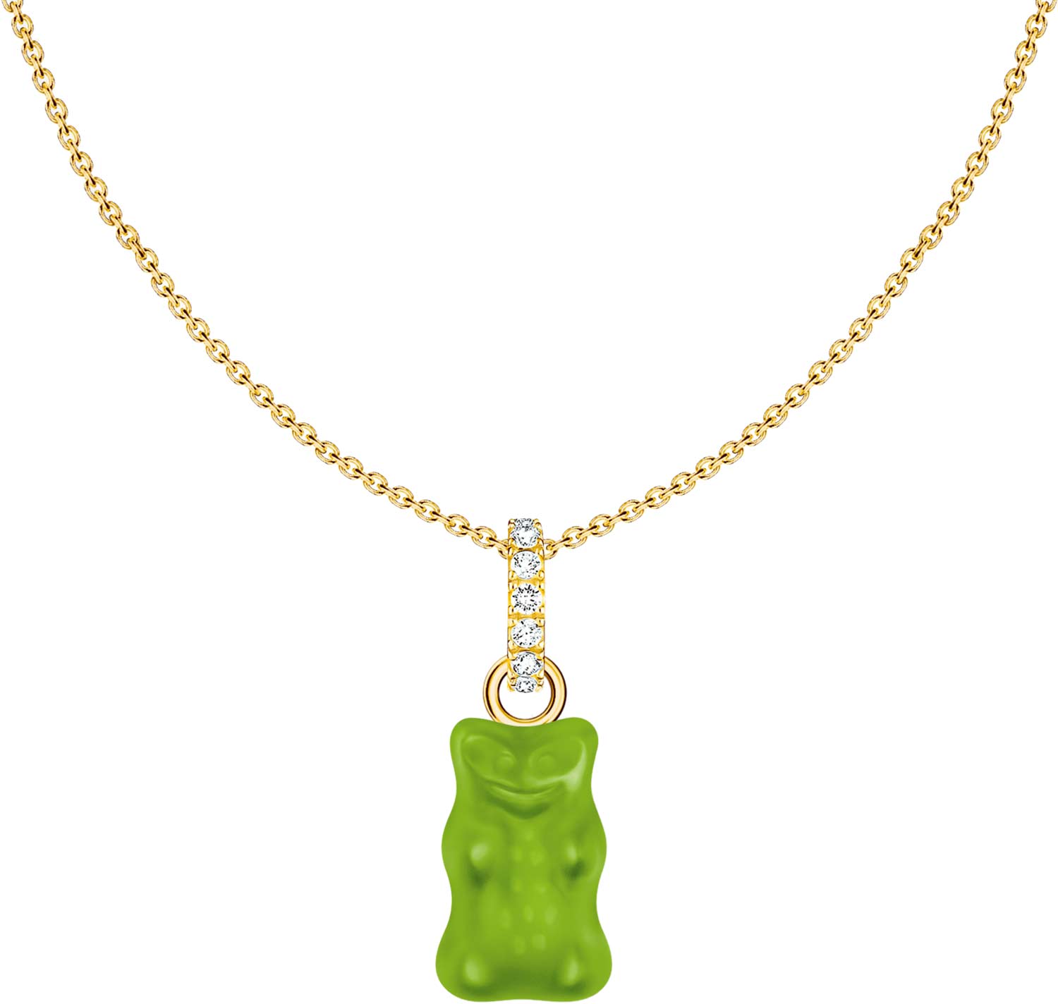 Серебряная подвеска на цепочке ''Haribo'' Thomas Sabo KE2209-414-6 с хрустальным стеклом, фианитами