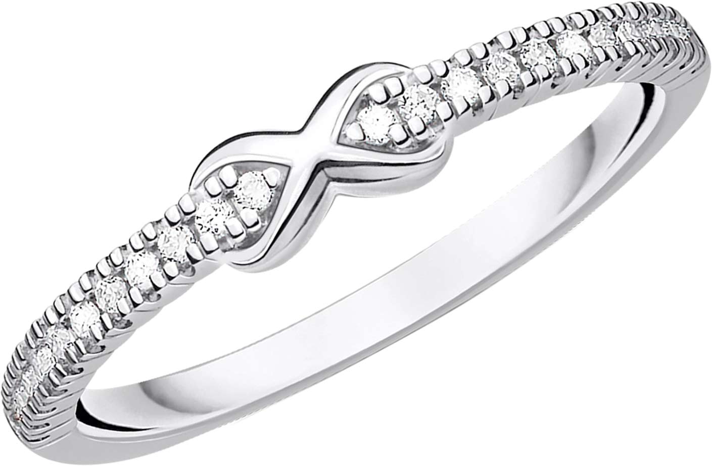 Серебряное кольцо Thomas Sabo TR2323-051-14 c фианитом
