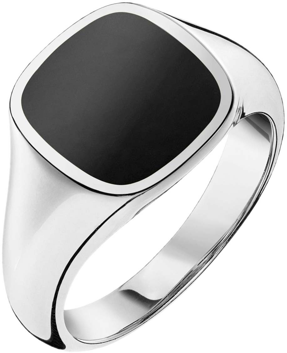Серебряный перстень Thomas Sabo TR2332-024-11 с ониксом — купить в AllTime.ru — фото