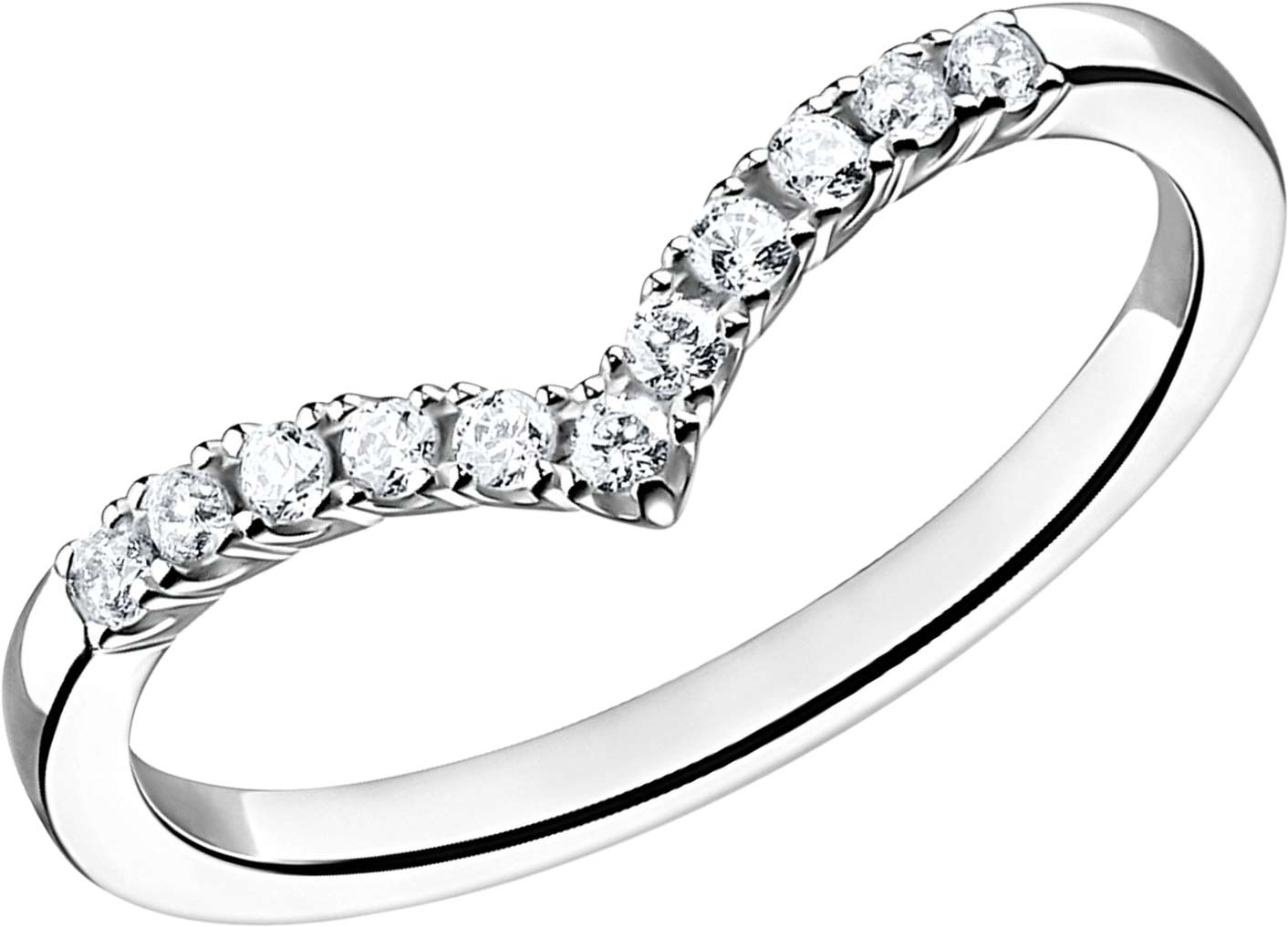 Серебряное кольцо Thomas Sabo TR2394-051-14 c фианитом