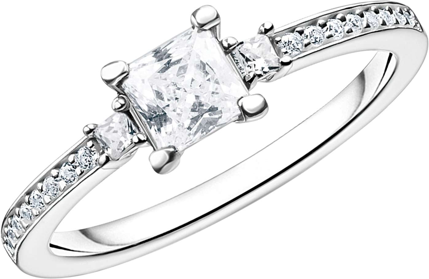 Серебряное кольцо Thomas Sabo TR2397-051-14 c фианитом