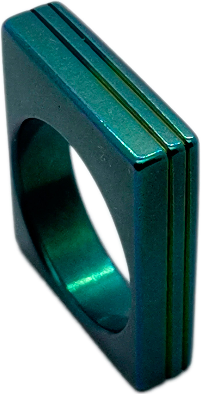 Титановое кольцо ''Квадро'' Titanist TS-R0059