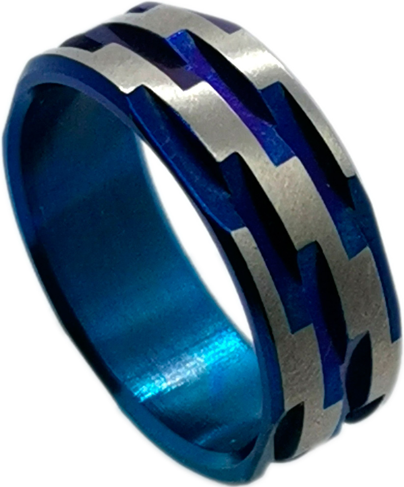 Мужское титановое кольцо ''Инфинити'' Titanist TS-R0085