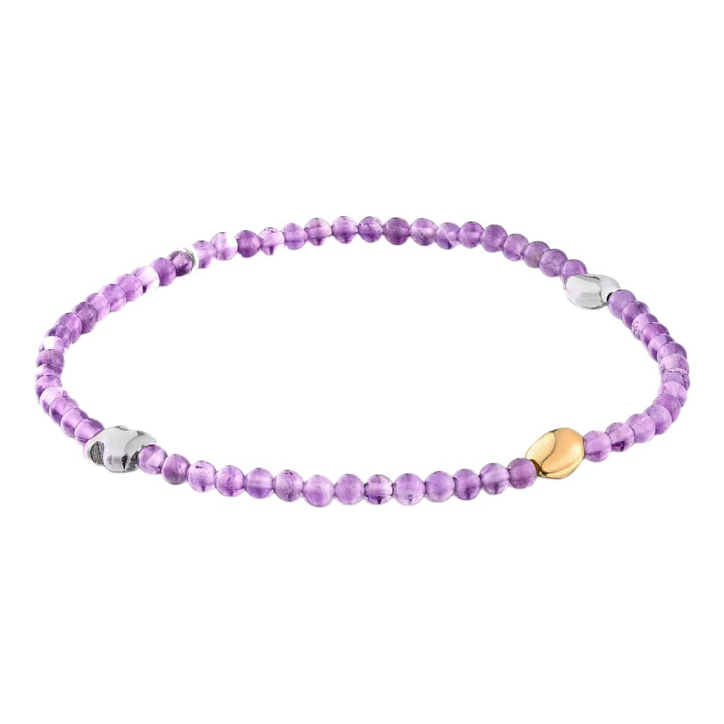 Браслет из бусин с подвеской Joy Bits TOUS 211441560 с аметистами