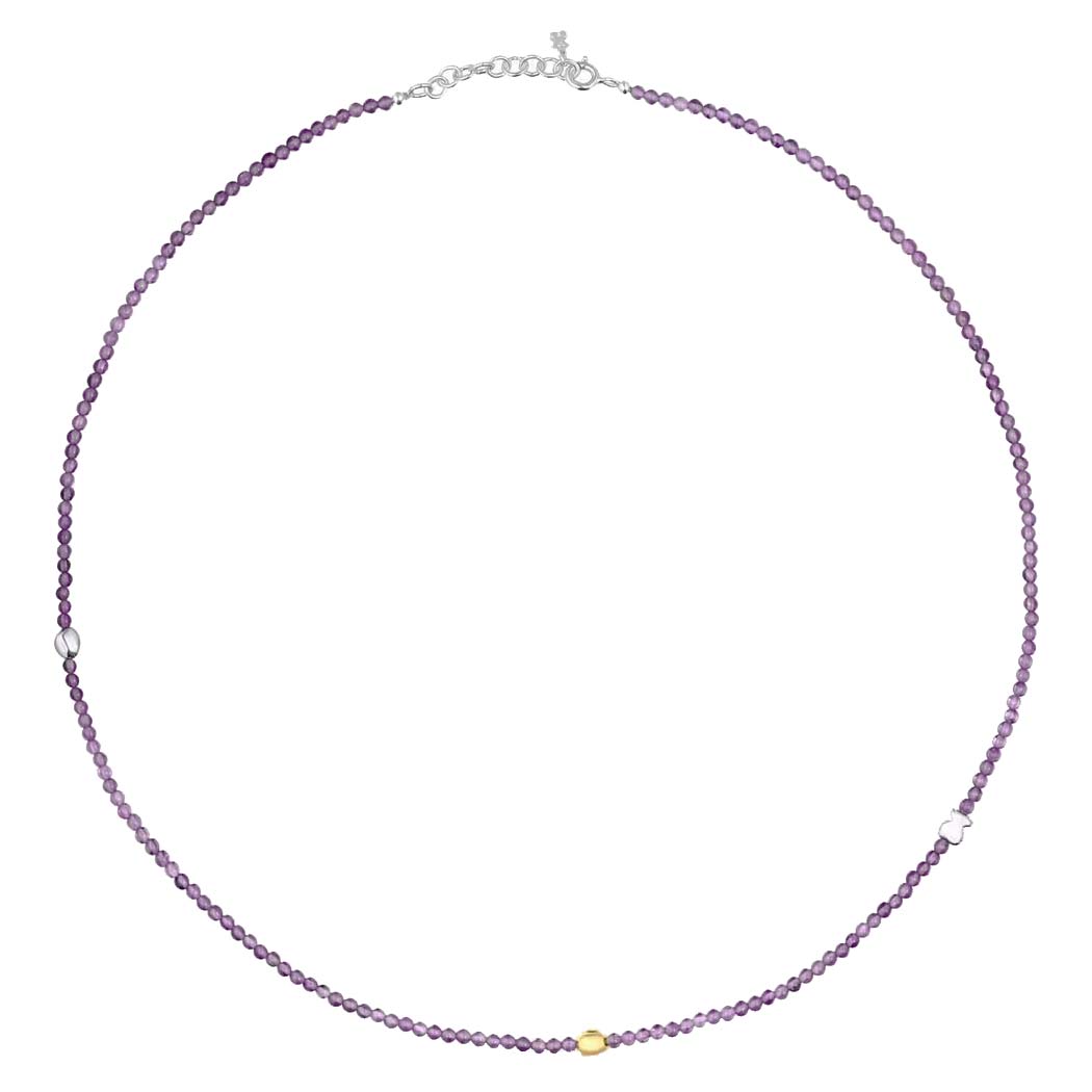 Колье бусы Joy Bits TOUS 211442580 с аметистами