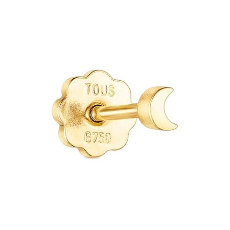 Золотая одиночная серьга Piercing TOUS 211513050