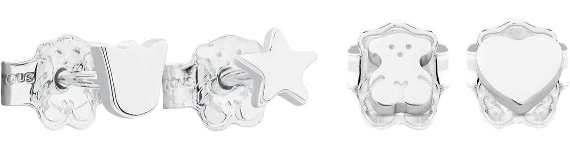 Серебряные серьги-пусеты TOUS 611143500-ucenka