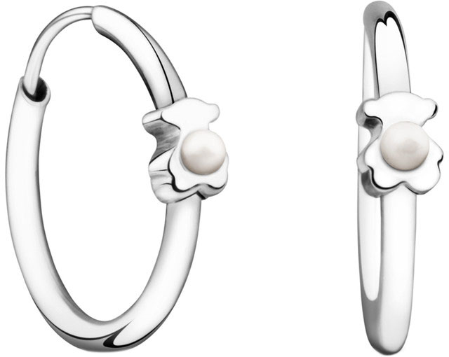 Серьги из серебра TOUS Super Power 812403500 с жемчугом
