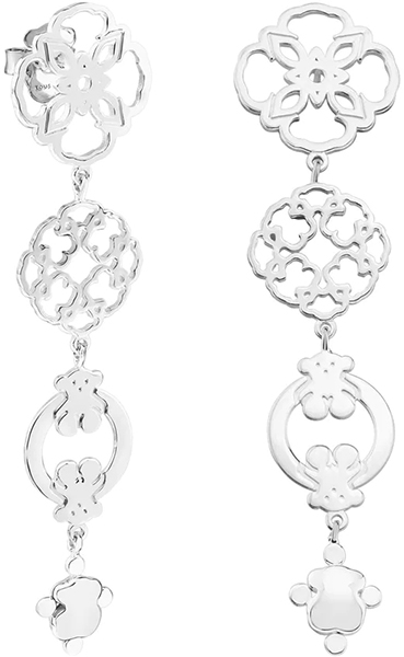 Серьги из серебра TOUS Mossaic Power 816683520