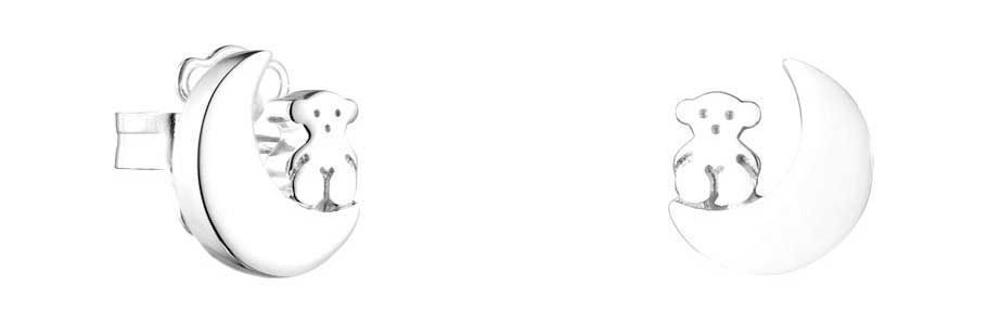 Серебряные серьги-пусеты TOUS 918443530-ucenka-1