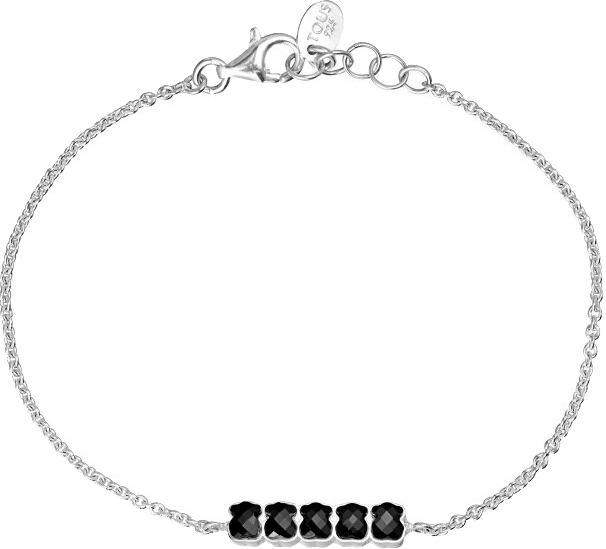 Браслет из серебра с ониксом Mini Onix TOUS 918451530