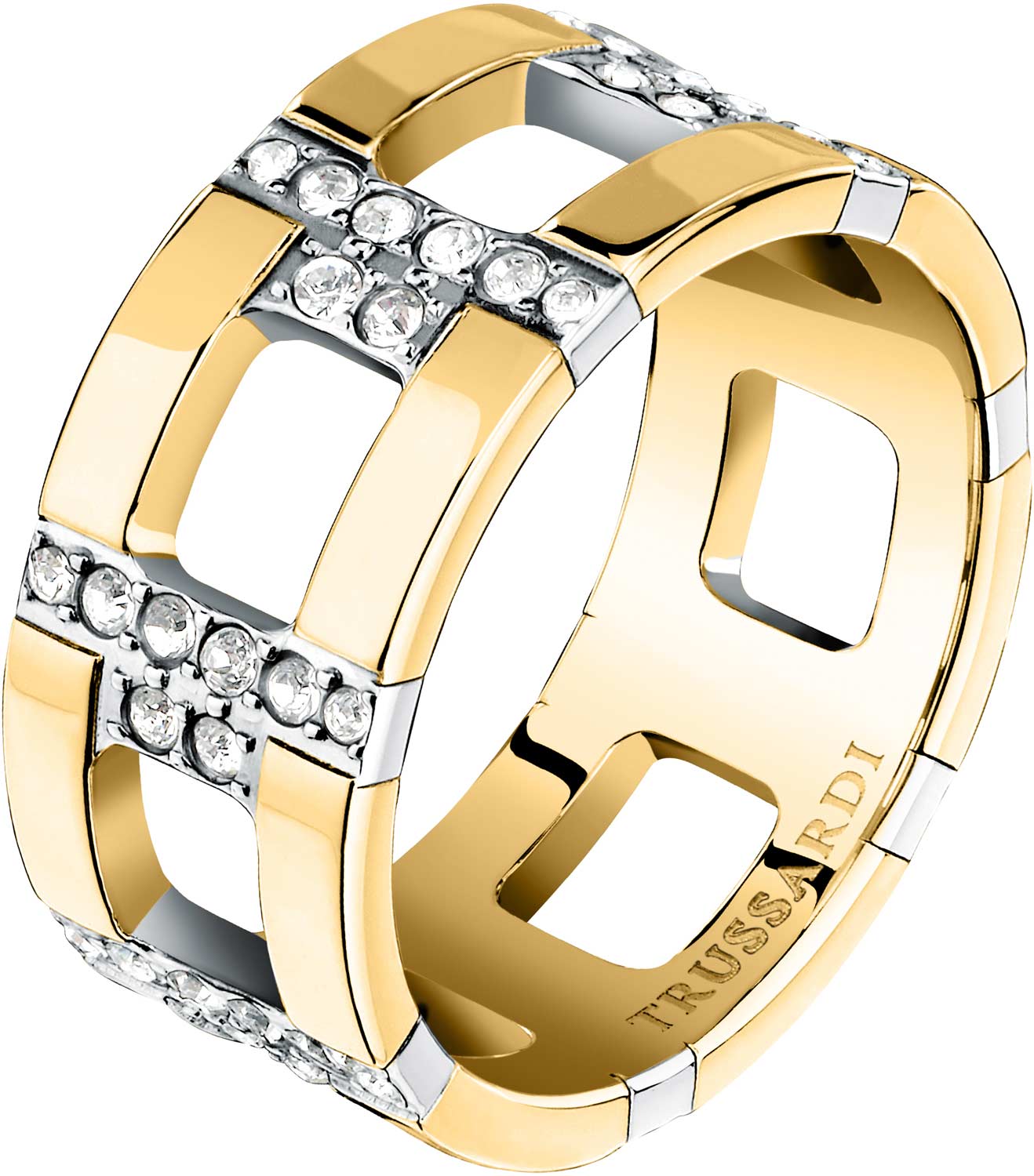 Стальное кольцо Trussardi TJAXC38016