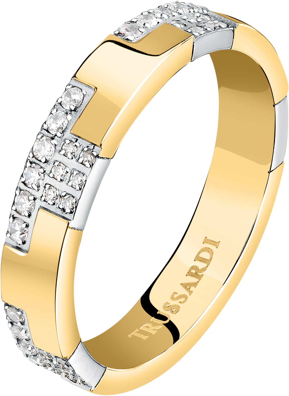 Стальное кольцо Trussardi TJAXC39014