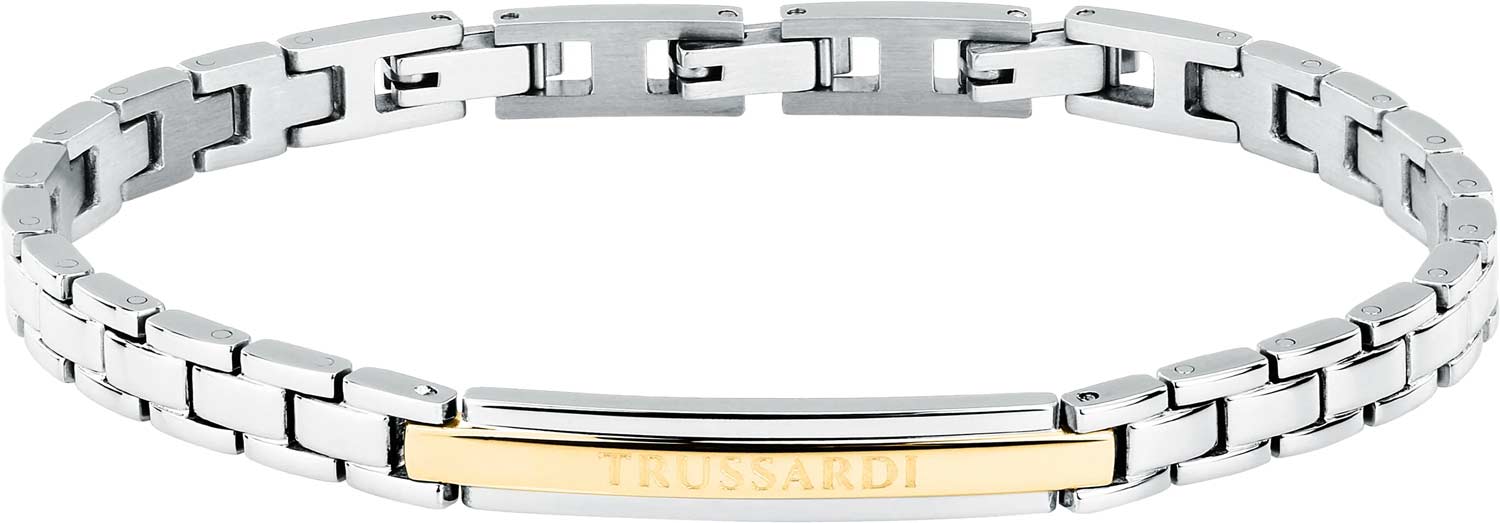 Мужской стальной глидерный браслет Trussardi TJAXV23