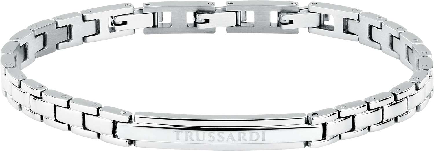 Мужской стальной глидерный браслет Trussardi TJAXV24