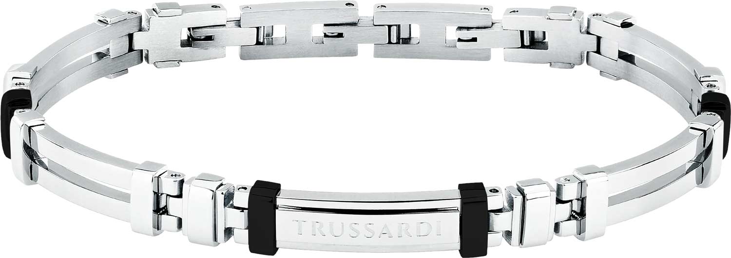 Мужской стальной глидерный браслет Trussardi TJAXV25