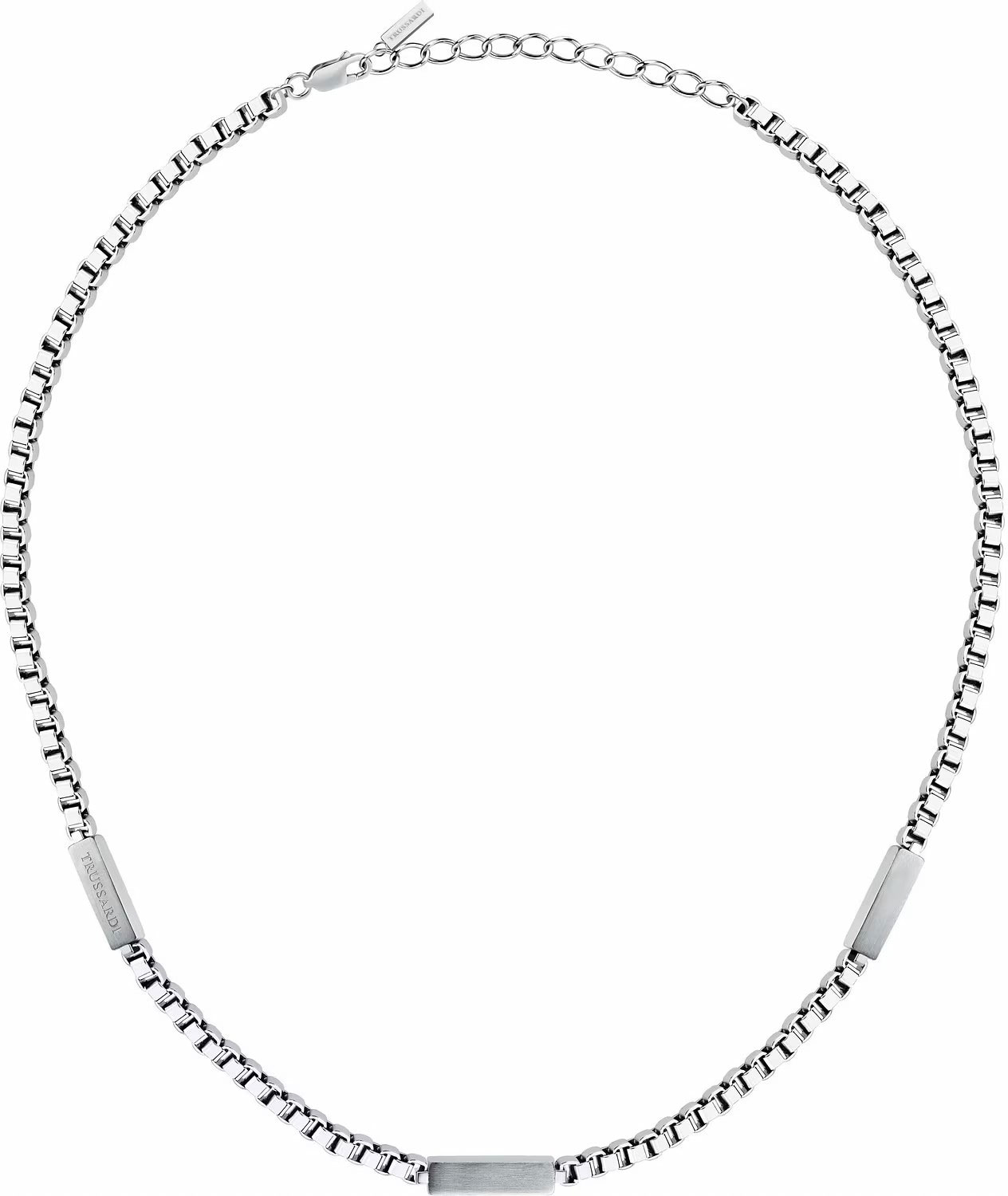 Мужская стальная цепочка на шею Trussardi TJAXV30 с венецианским плетением