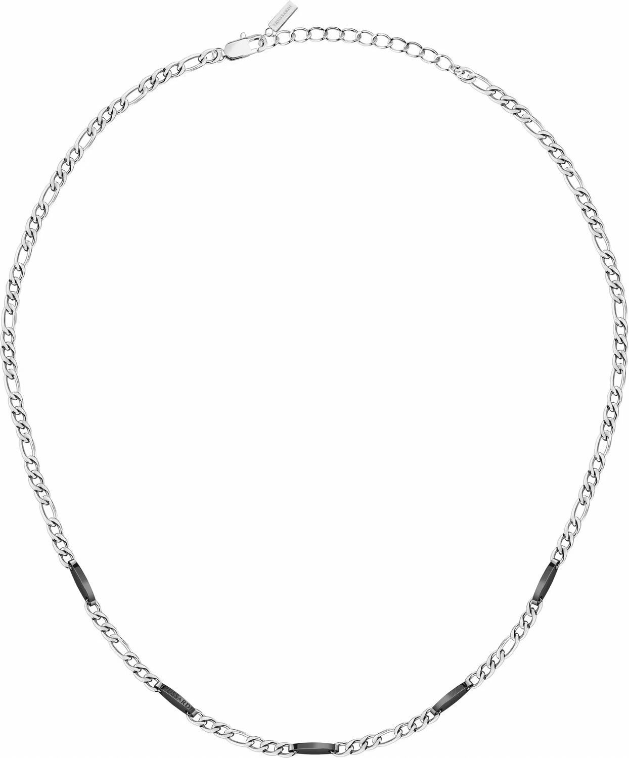 Мужская стальная цепочка на шею Trussardi TJAXV31 с плетением фигаро