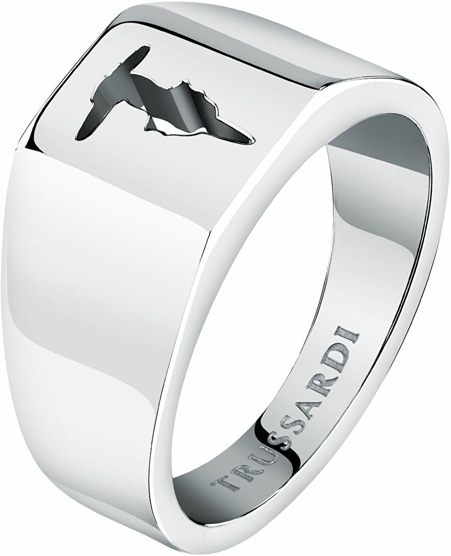Мужская стальная печатка Trussardi TJAXV45023