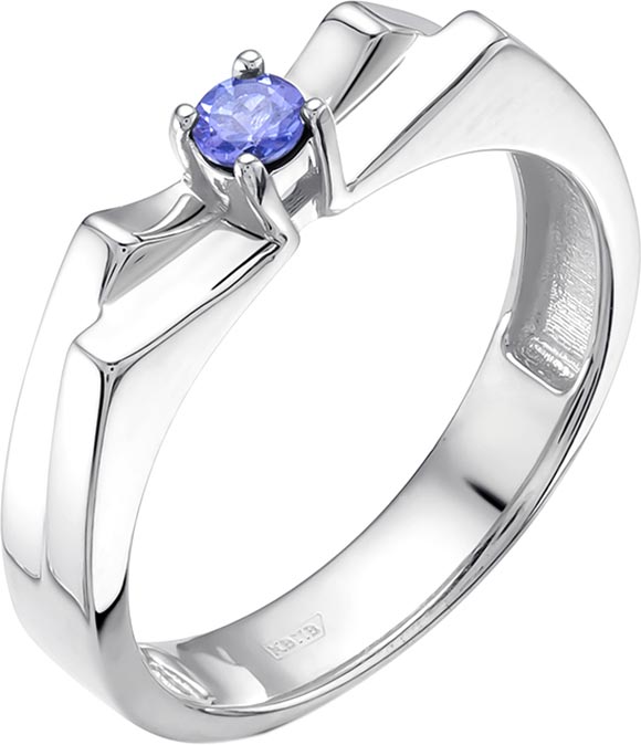 Кольцо из белого золота Vesna jewelry 11076-251-147-00 с танзанитом