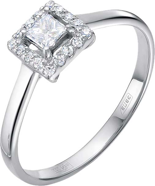 Кольцо из белого золота Vesna jewelry 12603-251-298-00 с бриллиантами