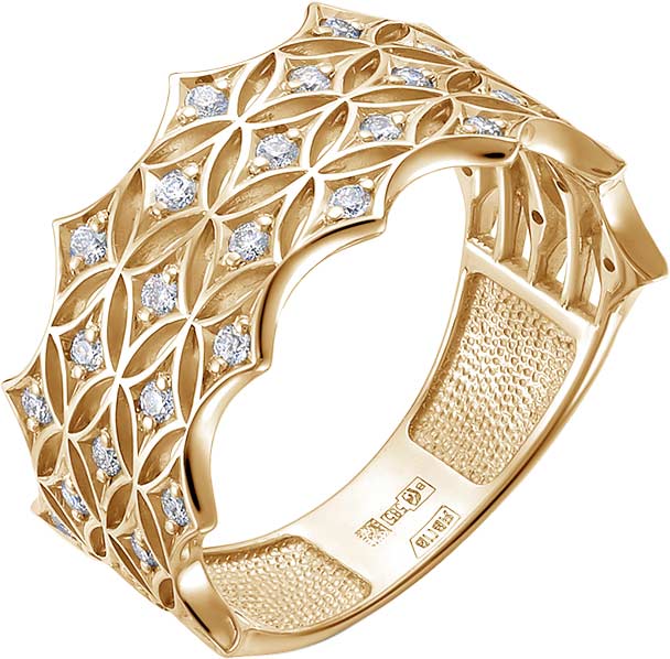 Золотое кольцо Vesna jewelry 13222-150-00-00 c бриллиантом