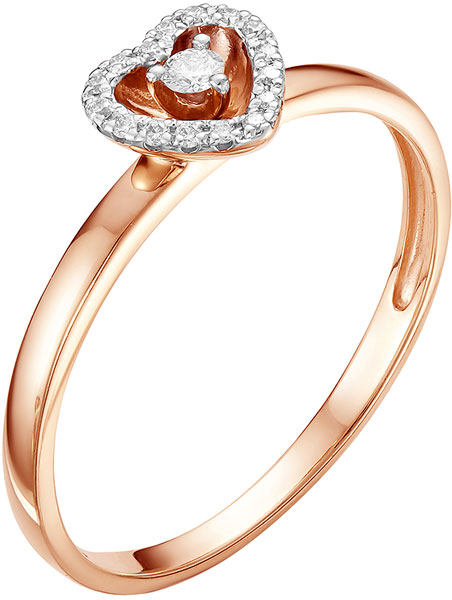 Золотое кольцо Vesna jewelry 1552-151-00-00 с бриллиантами