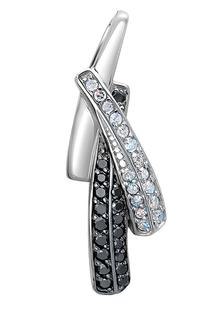 Кулон из белого золота Vesna jewelry 31920-256-27-00 с бриллиантами