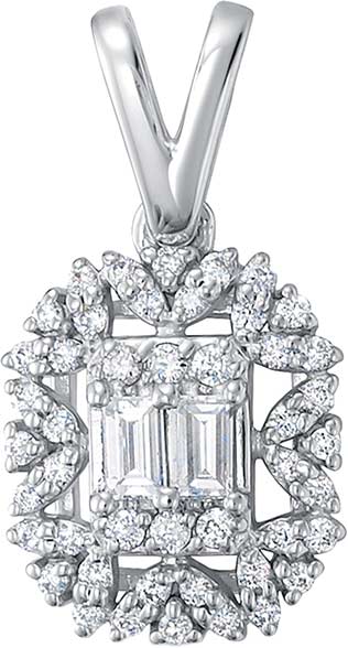 Подвеска из белого золота Vesna jewelry 32729-251-124-00 с бриллиантами