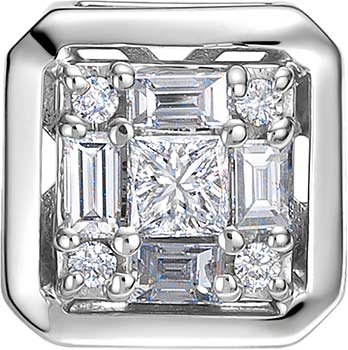 Подвеска из белого золота Vesna jewelry 33220-251-388-00 с бриллиантами