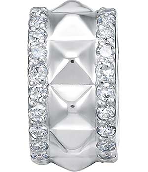 Подвеска из белого золота Vesna jewelry 33352-251-01-00 с бриллиантами