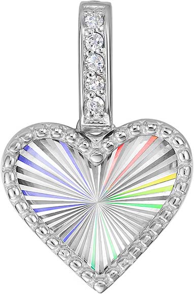 Подвеска из белого золота Vesna jewelry 33603-259-01-00 с бриллиантами